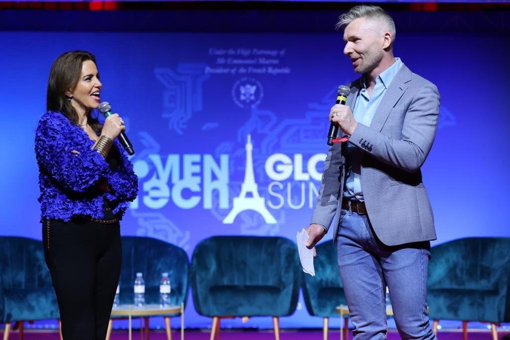 carolinecodsi's tweet photo. Wow! Amazing atmosphere in Paris @WomenInTechOrg 
Energy and enthusiasm very palpable. Thx to all amazing speakers, panelists, attendees from all over the world!
And thx to my co-MCee @dsavage_1984 and the one and only @AyumiMooreAoki who built this incredibly impactful movement! https://t.co/BKDy9Vacg1