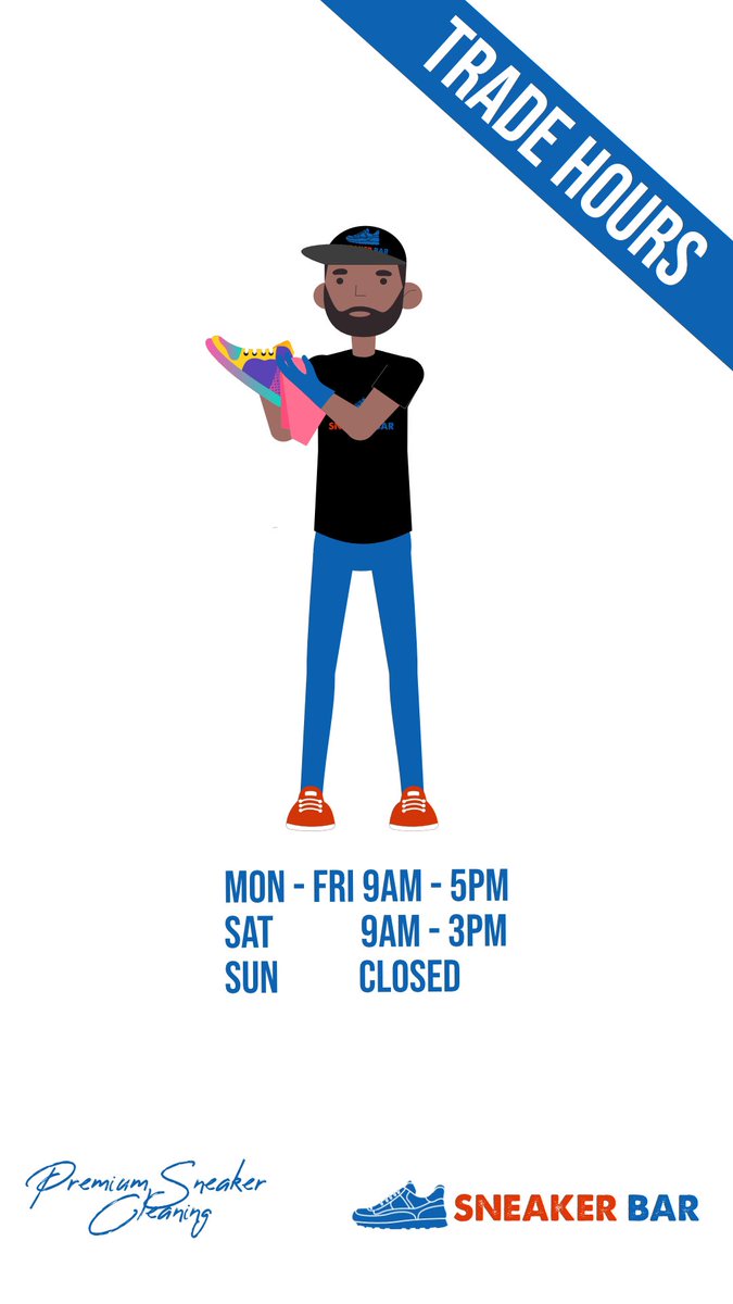 PrimeroGroupSA's tweet photo. Trading hours post designed for @SneakerBarSA https://t.co/6v5B1v1juD