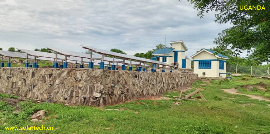 Solartech solar water pumping system help to maintain the supply of water to people and reduce the cost of electricity by 60% in a project located at Kati, Madi-Okollo district, West Nile, Uganda #Uganda #solarwaterpumping #maintainwatersupply