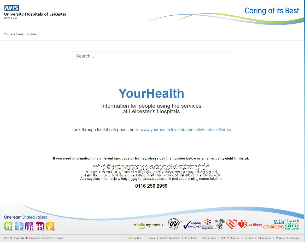 It is #WorldContinenceWeek. Information on continence can be found on @Leic_hospital's store of patient information
yourhealth.leicestershospitals.nhs.uk
just search continence
@uhl_DOE @uhlColorectalPF @UHLContinence @HmniDipti @geriokelly @FallsUhl