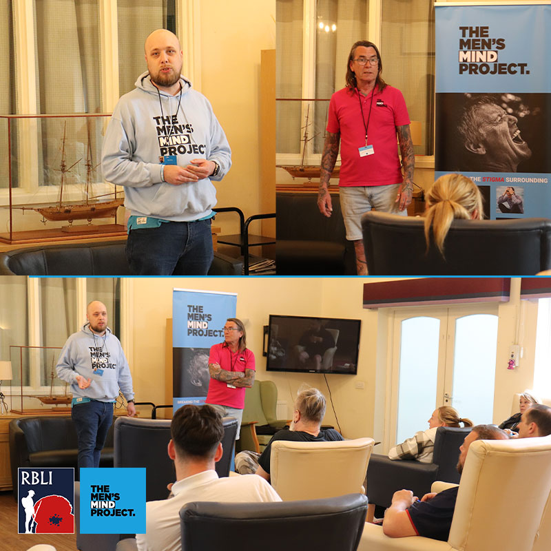 RBVECharity's tweet photo. On Friday, we welcomed The Men's Mind Project to our emergency accommodation, Mountbatten Pavilion, who gave a talk on the stigma surrounding men’s mental health.
#rbli #supportforveterans #TheMensProject #MentalHealth #MentalHealthAwareness #welbeing #ToHelpMyAnxiety https://t.co/RoPRzcEmhm