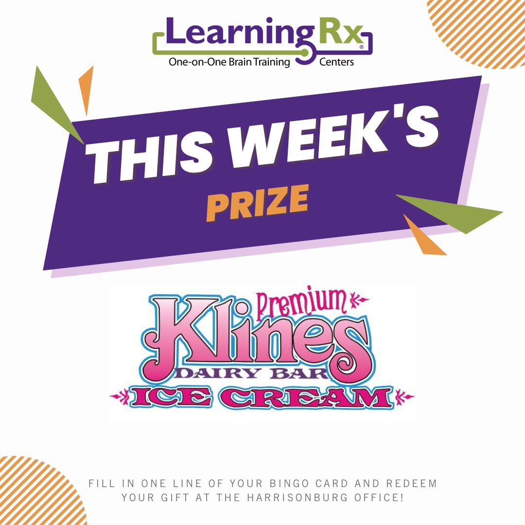 Check out this week's prizes for Staunton and Harrisonburg!

Fill in one row on your Bingo card and come by one of our centers to claim your gift. Get all the details here: ow.ly/s6eN50OsxNI

#summerreading #stauntonva #harrisonburgva #learningrx #learningrxshva