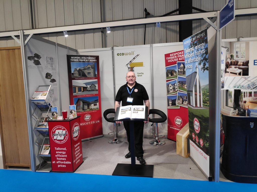 It was great to be back at The Homebuilding & Renovating Show in Glasgow this weekend. Such a busy weekend, it was great to meet new & returning customers! Find out more about us 👇🏻 norscotkits.co.uk @HBR_Show #HBRShow23 #NorscotKits #Selfbuild