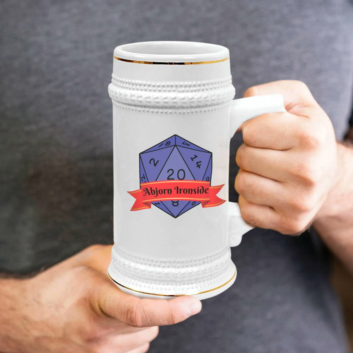 RumininePotions's tweet image. Get that hard working Dungeon Master a drink! But also, may as well grab something for the rest of the table too!

These custom mugs and coasters are perfect for defining every player and character. Bulk Orders (Qty 8+) get more discounts!
#perosnalized #stein #tabletop #gaming