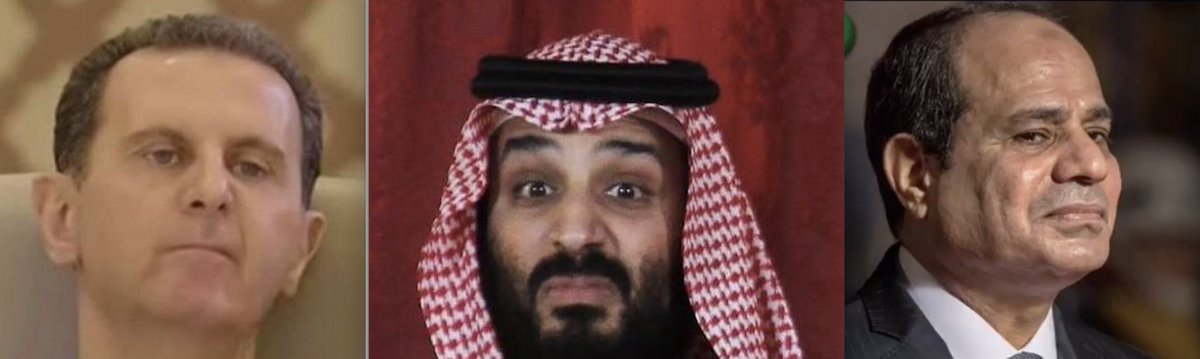 ahmadsaleem5's tweet photo. أن يحكم مصر متسول خسيس لئيم مجرم مثل هذا..
وأن يحكم الحجاز فاجر سفيه دموي أحمق مثل هذا..

لا يقل خطورة على الأمة، وعاراً عليها، من أن يحكم الشام سفاح معتوه مثل هذا https://t.co/k6YB7Lmeld