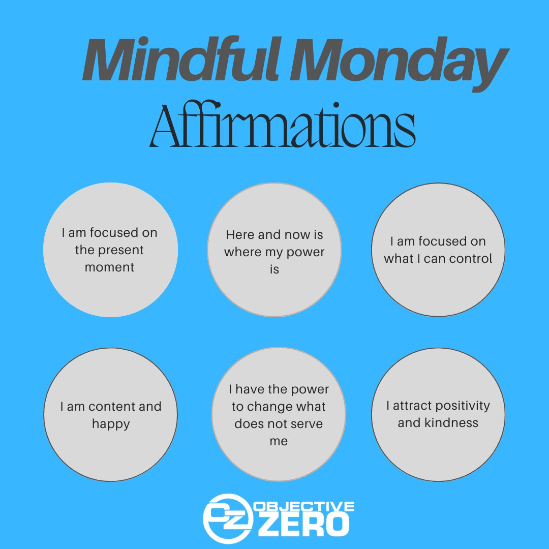 ObjectiveZeroFd's tweet photo. Happy Monday, everyone! Let's kick off the week with a moment of mindfulness and presence. Allow yourself to let go of any worries or distractions from the past or future. Today is a brand new day, full of possibilities.
#OZApp #powerofpeers #heretolisten https://t.co/5P4Hbmjyz6