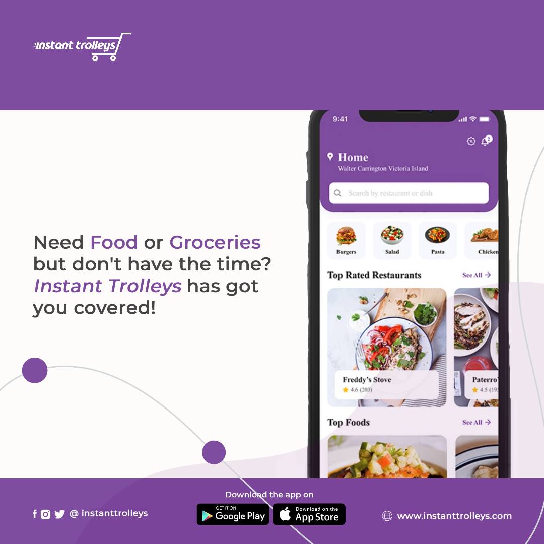instanttrolleys's tweet photo. If you are in Lagos, Victoria Island or anywhere on the Island, sign up on Instant Trolleys and enjoy free delivery on any of your food and grocery delivery.
#Useinstanttrolleys #Instanttrolleys https://t.co/2TlHyupMBG