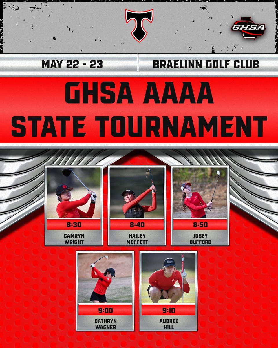 The <a href="/OfficialGHSA/">GHSA</a> AAAA Girl’s State Golf Tournament begins today. Let’s go <a href="/ladytitansgolf/">NOHS Lady Titans Golf</a>