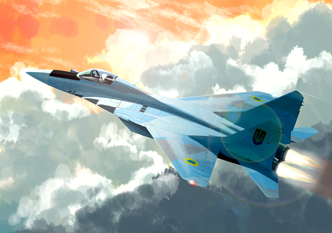 「逆襲のウクライナ空軍」|松田重工　コミティア144-と48bのイラスト
