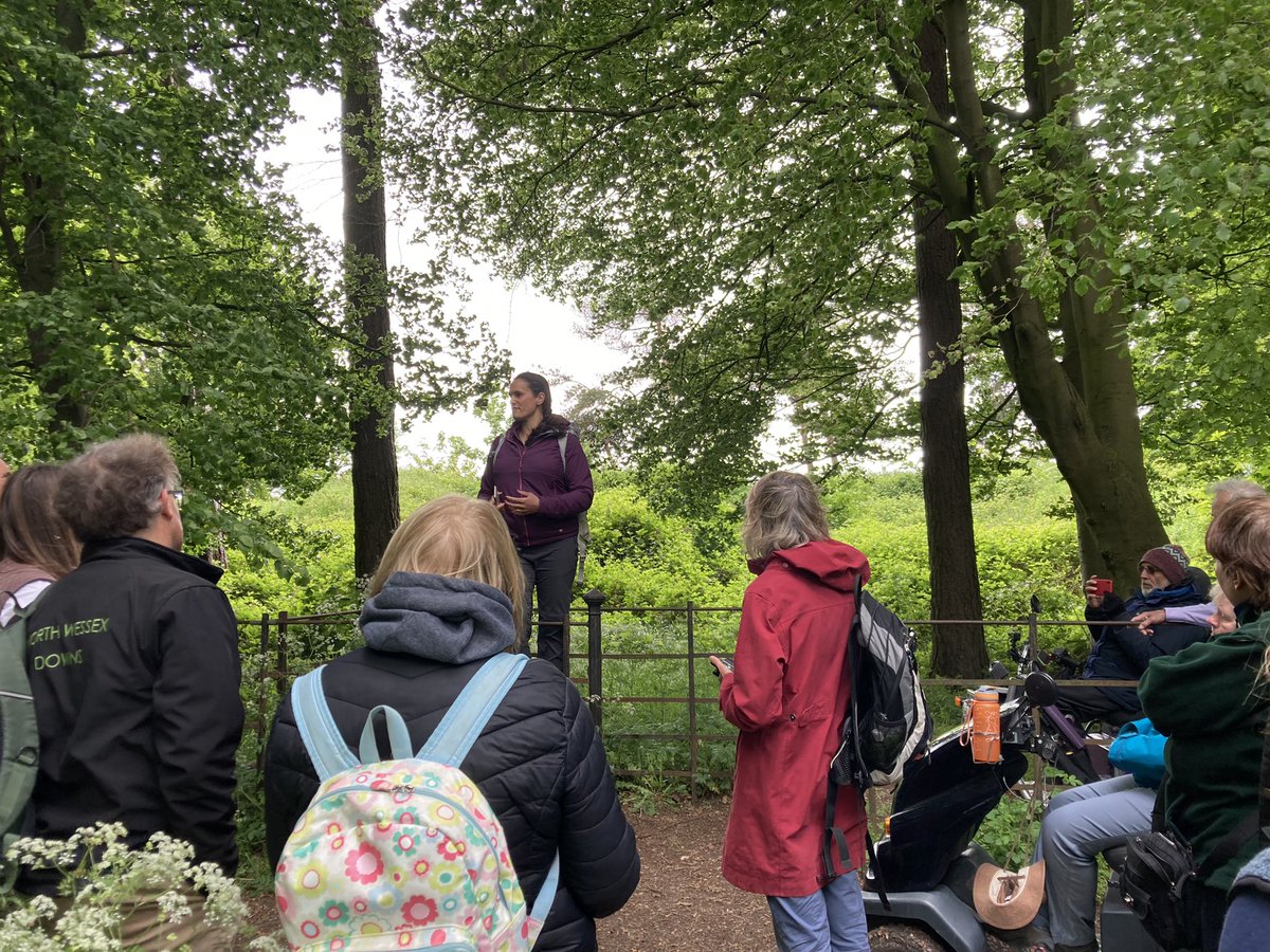 Out on the @TheRidgeway1972 today, learning more about the history of the path, which is celebrating 50 years as a designated #nationaltrail and what it could be like in the next 50 years. Hearing from speakers including @MaryAnnOchota  and @DisabledRambler