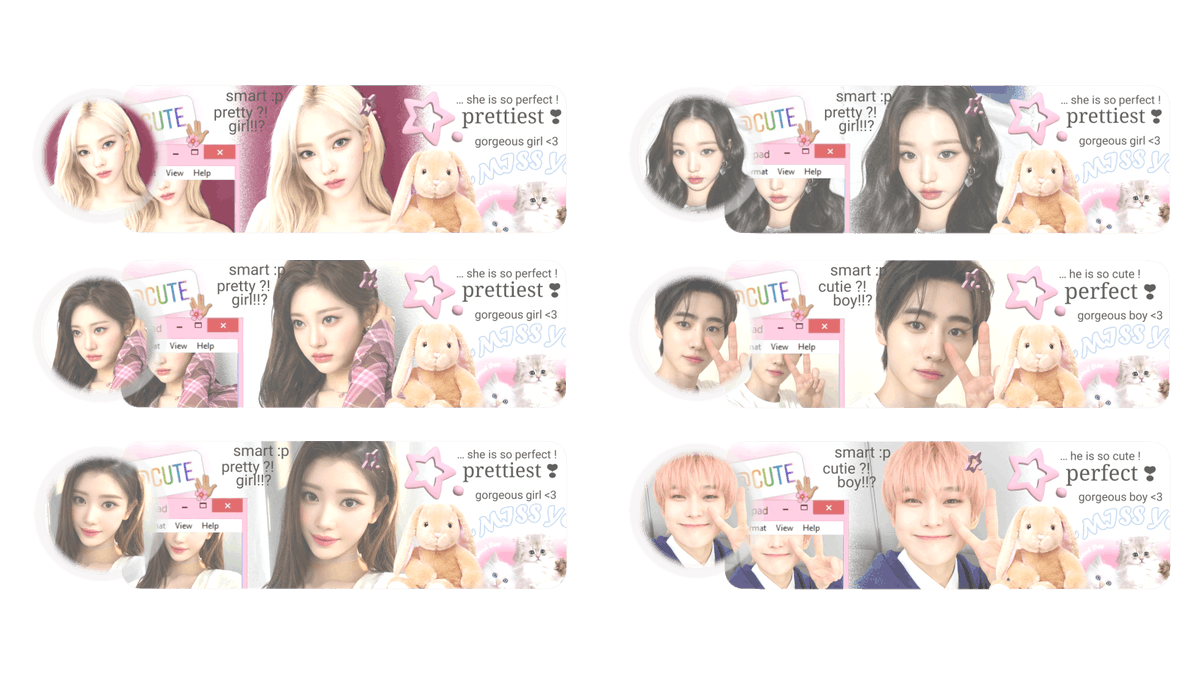 kimgaeulx's tweet image. help rt, terimakasih 🩷

aku ada diskon layout ready, jadi 2,5k/each get ava png &amp;amp; payment bisa via qris ❣ yang mau jajan boleh langsung dm aku ya 🫡🩵

#zonauang