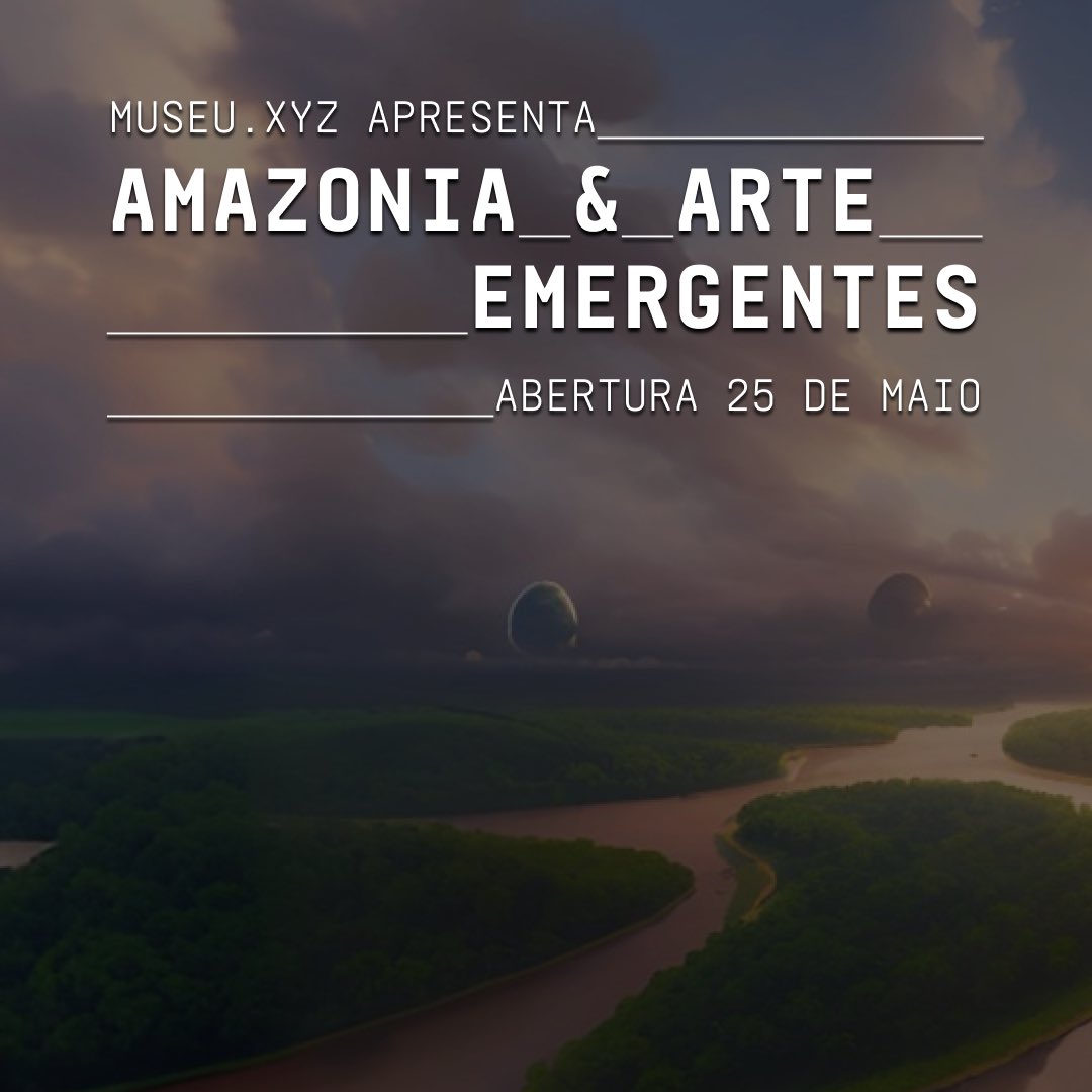 PREPARE-SE! Quinta-feira, 25 de maio às 20h, marca a estreia da nossa exposição "AMAZONIA &amp; ARTE EMERGENTES". Arte que informa, inspira e provoca diálogo sobre a Amazônia. Não perca! Link na bio  #AMAZONIA #ARTE #Metaverso