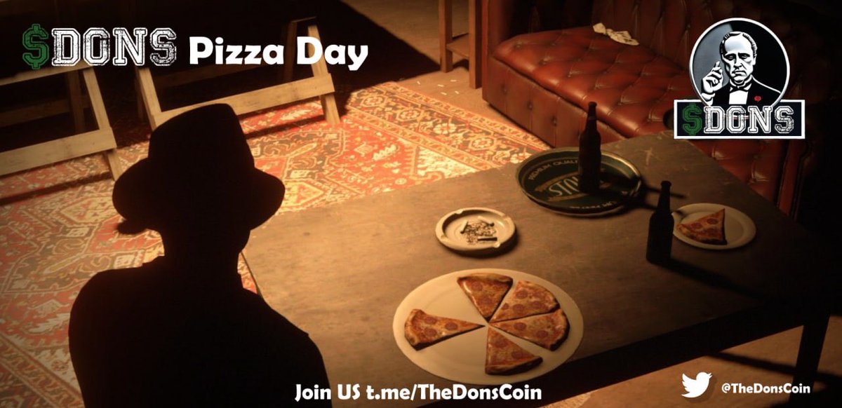 🍕 WIN $50 USDT! x 5 Winners 🍕

🌹 Follow <a href="/TheDonsCoin/">The DONS</a>
💌 Join t.me/thedonsbnb

🍻 RT &amp; Tag 3 friends 
👩🏽‍🍳 Add $DONS #DONS #BitcoinPizzaDay 

🗓 5 winners will be announced on 27 May

#BTC #PizzaDay #BitcoinPizzaDay2023 #DONS #Meme #BNB