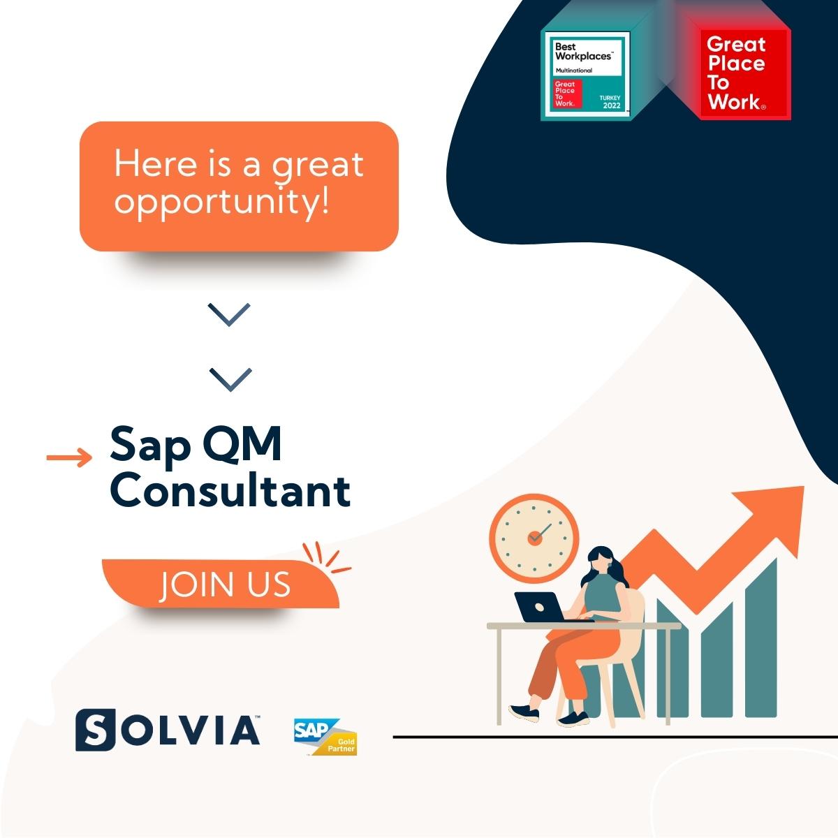 📣Here is a great opportunity to be a part of our growing team!
We are looking for SAP Quality Management Consultant.
Take a look now 👇🏻
SAP Quality Management Consultant: lnkd.in/d-FQfU9e

#Solvia #LetsGrowTogether #GreatPlacetoWork #hiring #işealım #SAPQMConsultant