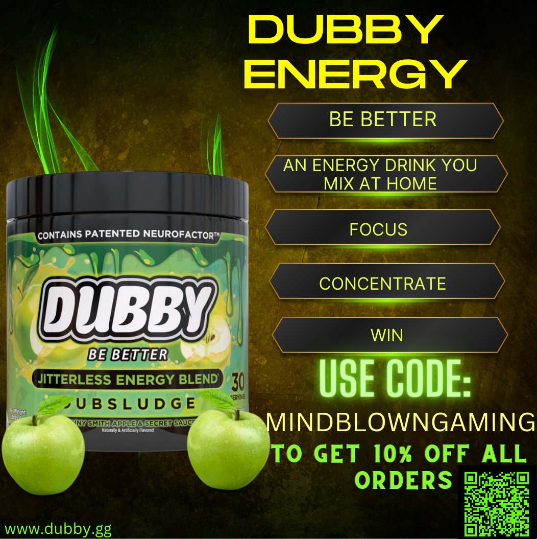 Rise and shine, gamers! Unleash the power of Dubby Energy and conquer the virtual realms like never before! 💪🔋 Get 10% off your order and embrace the energy of victory! #MondayMotivation #GamingFuel 🎮🔥🎮🔥dubby.gg/discount/MindB…