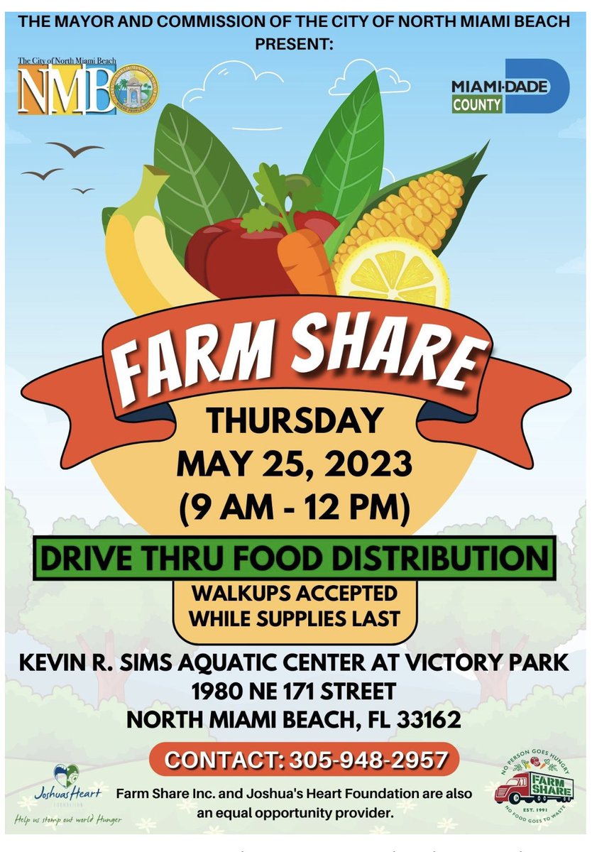 FortunaSmukler's tweet photo. Happy to bring back
Farm Share - NMB  Thursday May 25, 2023 
Volunteers always welcomed https://t.co/jYkbloIFct
