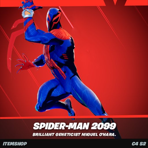 LoroGamerr's tweet photo. #Fortnite descriptografou oficialmente Miles Morales &amp; Spider-Man 2099 alguns segundos atrás. 

Como lembrete, as skins estarão disponíveis após uma reinicialização da EARLY Item Shop amanhã, de acordo com informações oficiais da Epic Games.

 (Em outras palavras: Em 24-27 horas) https://t.co/EL417SDKSZ