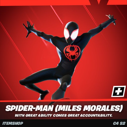 LoroGamerr's tweet photo. #Fortnite descriptografou oficialmente Miles Morales &amp; Spider-Man 2099 alguns segundos atrás. 

Como lembrete, as skins estarão disponíveis após uma reinicialização da EARLY Item Shop amanhã, de acordo com informações oficiais da Epic Games.

 (Em outras palavras: Em 24-27 horas) https://t.co/EL417SDKSZ