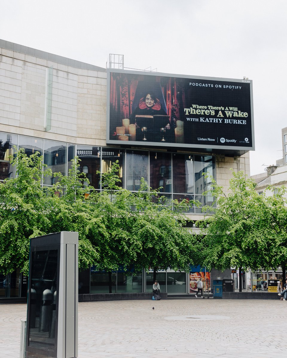 Thanks to our lovely friends @SpotifyUK for the incredible support of @deathpodcast_ with billboards in London, Cardiff and Glasgow. Have you listened to the new episodes with Jack Whitehall, Jennifer Saunders and Paul Whitehouse yet?