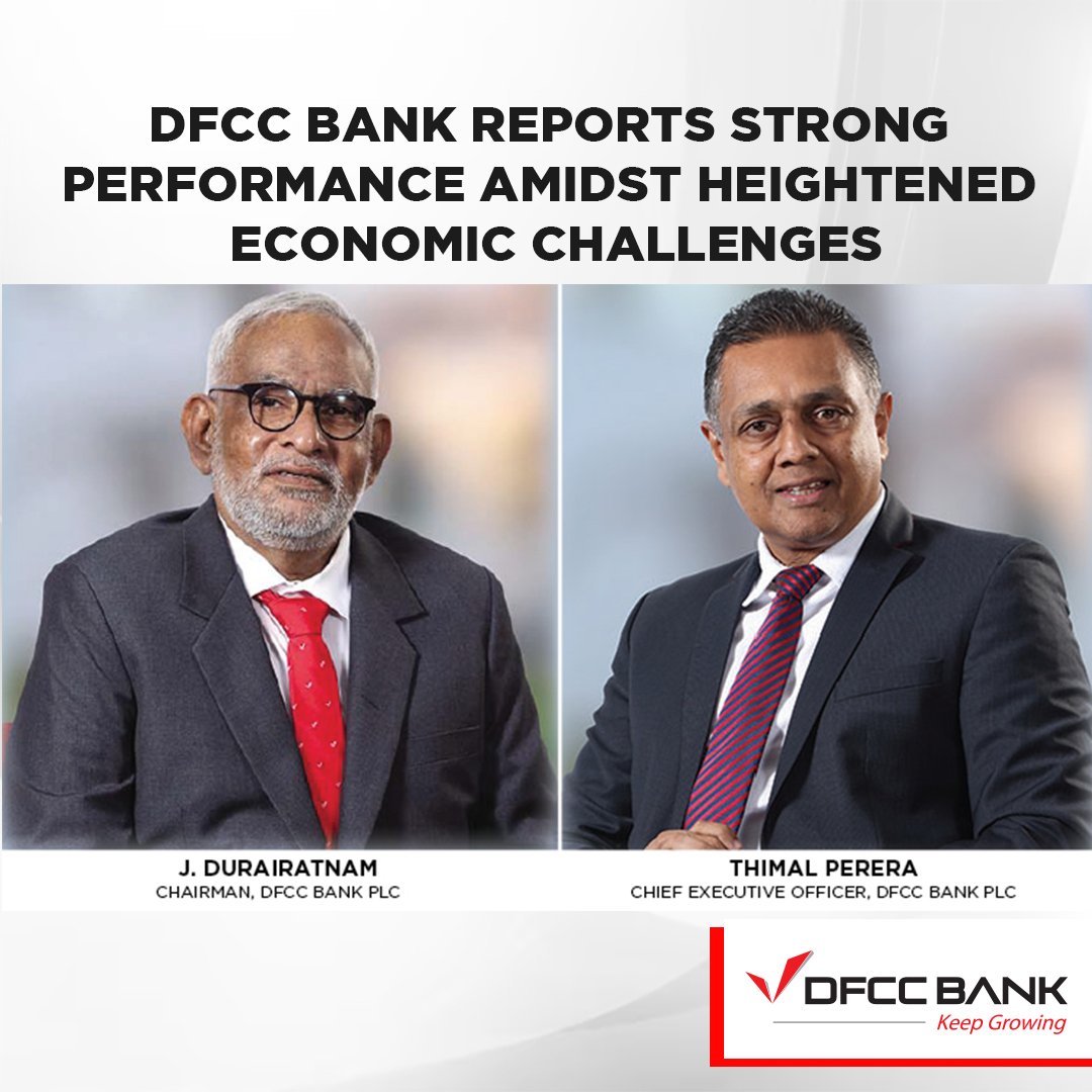 DFCC Bank Q1, 2023 Financial Results - DFCC Bank reports strong performance in the face of challenging economic conditions.

👉 dfcc.lk/media/dfcc-ban…

#DFCCBank #Keepgrowing #Bankforeveryone #FinancialPerformance