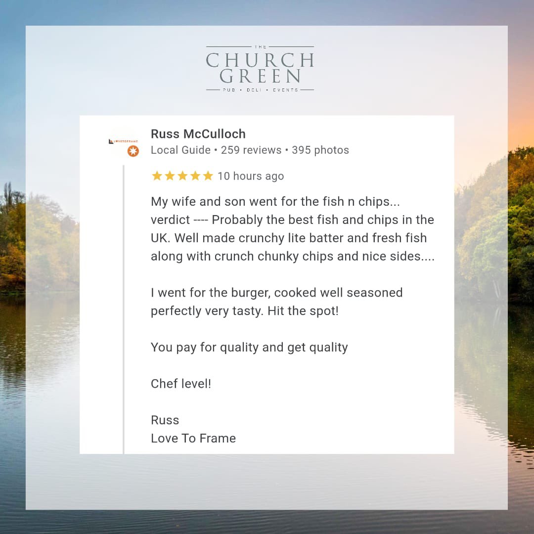 Feedback like this means the world to us, delighted your wife &amp; son had a great experience with us, really appreciate you taking the time to give us a review Russ 🙏

Back open Wednesday,look forward to seeing everyone then , and fingers crossed 🤞 the ☀️ stays out for us 😎