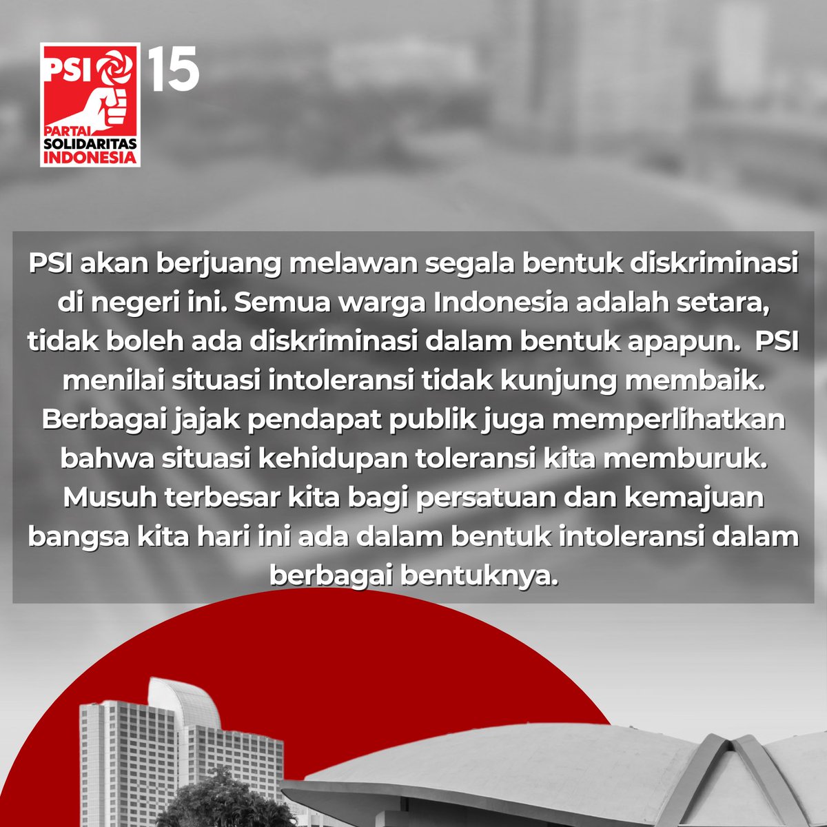 psi_id's tweet photo. PSI mengajak Sis dan Bro untuk merenungkan perjuangan Reformasi dan memantapkan orientasi serta menata langkah agar hari esok lebih baik daripada kemarin. 

Dan inilah 3 hal yang mau diperjuangkan ke depan!
#25tahunreformasi 
#MerawatIngatanDemokrasi https://t.co/W2jx66rq0J