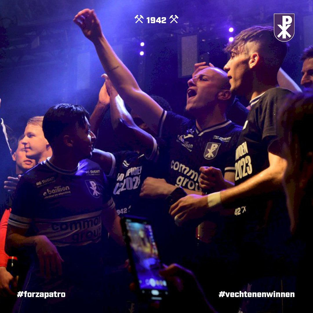 patro_eisden's tweet photo. 🥇 Van een promotiegala naar een kampioenengala! Nog niet ingeschreven? Doe dat dan zeker en vast via deze link: https://t.co/FmniNZK0wt.

Forza Patro 🟣⚪️

#forzapatro
#vechtenenwinnen
#patroeisden https://t.co/FfAIj4K5Kl