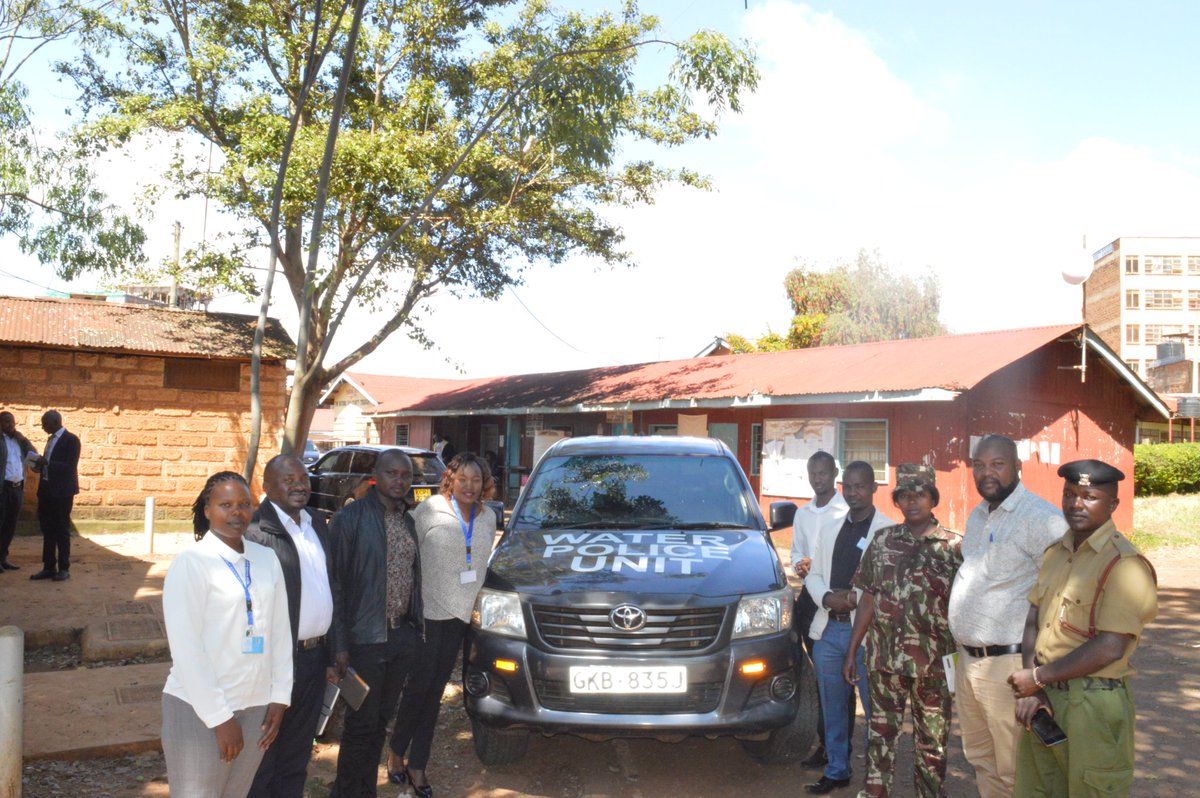 NithiWater's tweet photo. NIWASCO has today welcomed Water Police Unit, deployed from the Ministry Of Water &amp;Sanitation and Irrigation  in conjunction with TWWDA.The unit will help in curbing water theft issues and vandalism in our area of coverage as well providing security and protection. https://t.co/aOWhdsvj9w