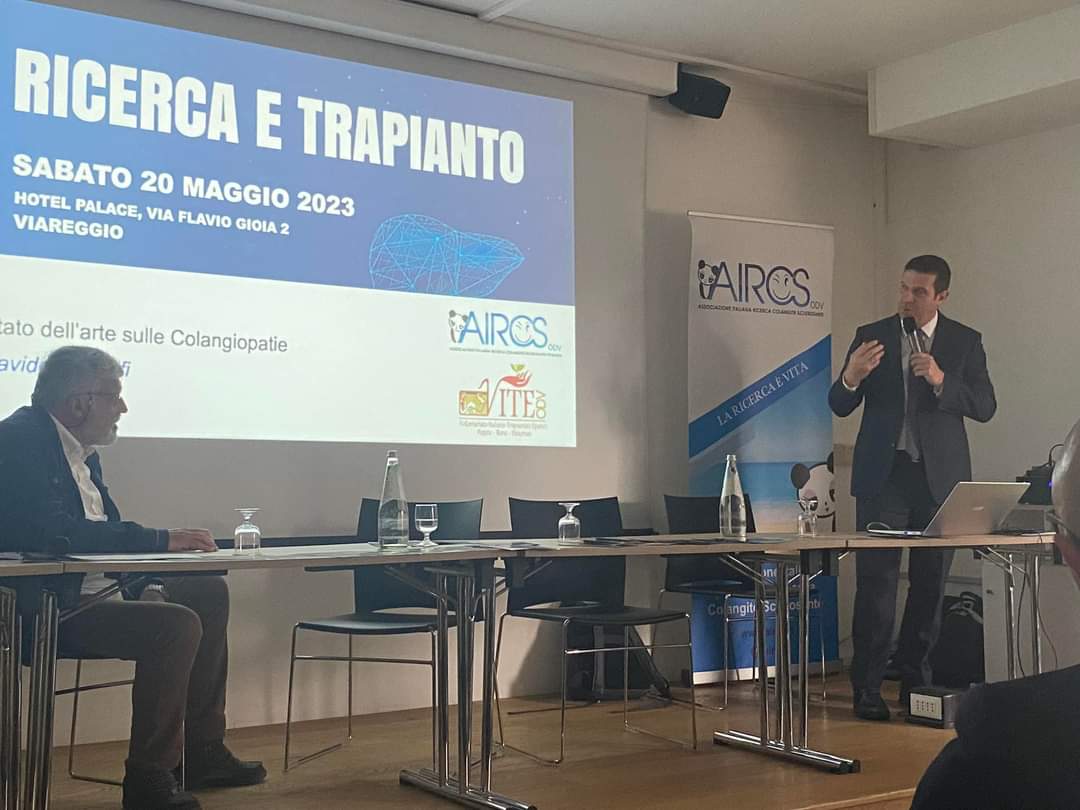 Aircs ODV (@aircsodv) on Twitter photo Convegno Ricerca e Trapianto Intervento del Dott <a href="/DavideGhinolfi/">Davide Ghinolfi</a> - Stato dellโarte sulle Colangiopatie.
Aircs ODVAssociazione VITE #colangiteaclerosanteprimitiva #traianto #PSC #LiverTwitter Convegno Ricerca e Trapianto Intervento del Dott <a href="/DavideGhinolfi/">Davide Ghinolfi</a> - Stato dellโarte sulle Colangiopatie.
Aircs ODVAssociazione VITE #colangiteaclerosanteprimitiva #traianto #PSC #LiverTwitter