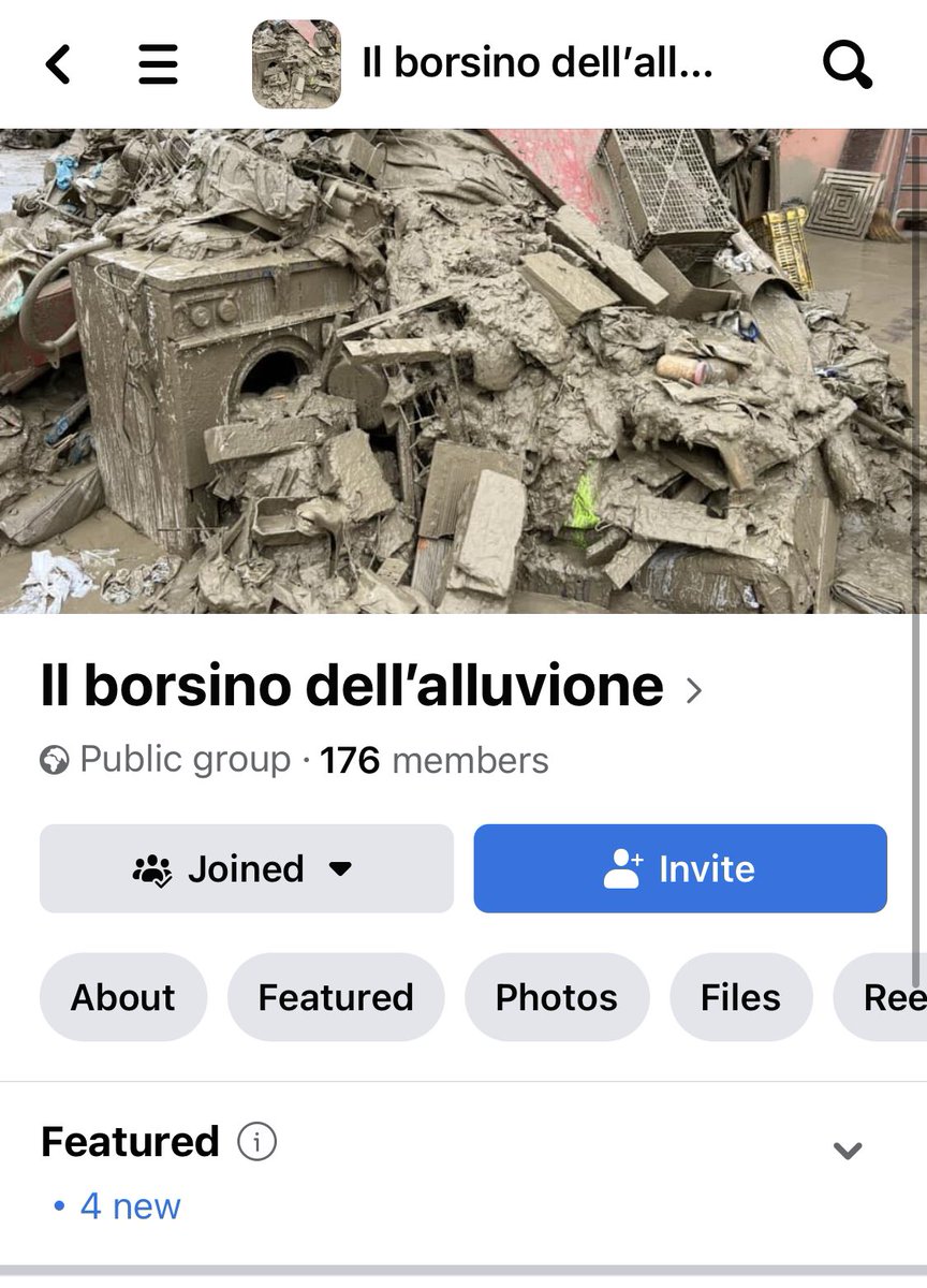 AlineMedri's tweet photo. C’è questo gruppo su Facebook dove vengono raggruppati gli annunci di persone che regalano mobili usati a chi è stato colpito dall’alluvione, se potete condividete così chi ha bisogno può dare un’occhiata ❤️ https://t.co/jNajBGj0Hy
