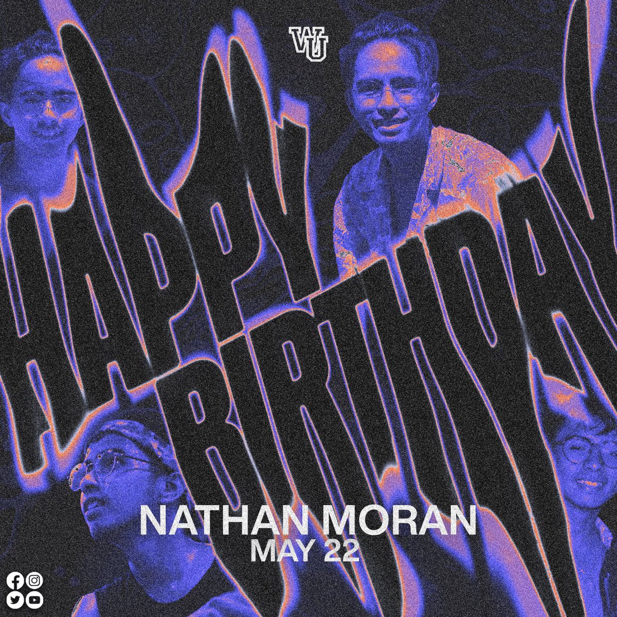 WyreUnderground's tweet photo. Mission control: We have a birthday to celebrate! 🫡🎉

We would like to greet our dancer, Nathan Moran, a cosmic and out of this world birthday! 🚀

WU wishes your day to be everything you want it to be. Enjoy it with a blast! 💥

Knees up! 💜

#WU2023
#WUInvasion https://t.co/Rcuvqt5EaZ