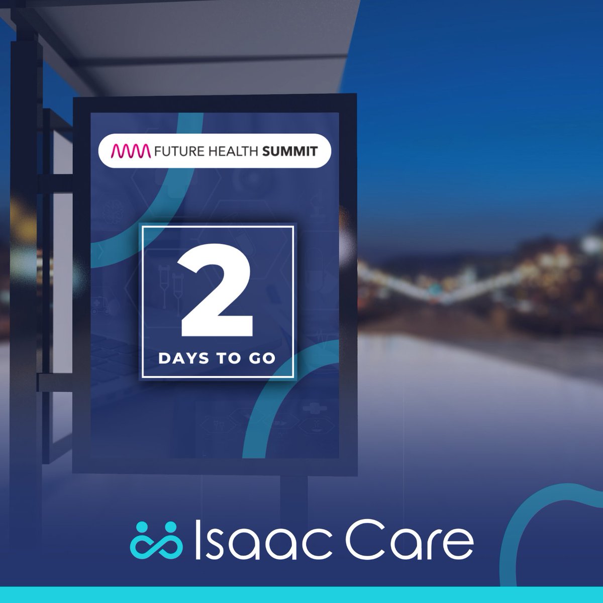 📷| Only 2 Days To Go!

We are excited to be attending The Future Health Summit Event this Wednesday 24th & Thursday 25th of May.

Visit our stand and speak with one of the Team Members at Isaac Care.

Don't miss out & book your tickets below!
lnkd.in/dXeYHeUz