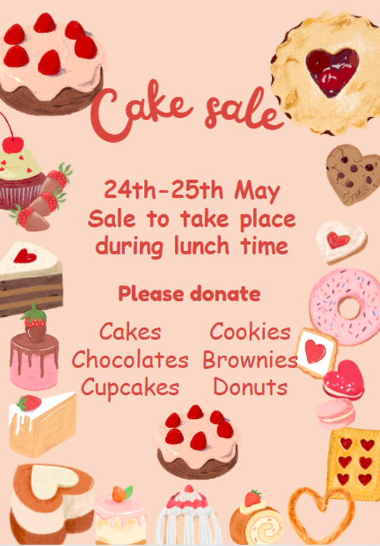 Cake sale this week!