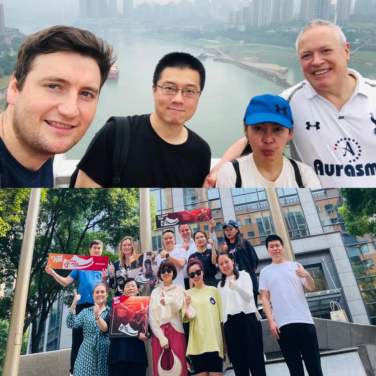 At the weekend <a href="/ukinchina/">UK in China 🇬🇧</a> joined colleagues in 180 locations to support the #GlobalMile.  5 cities - Beijing, Shanghai, Guangzhou, Chongqing and Wuhan - and some British weather for good measure.  Good fun in a good cause.
