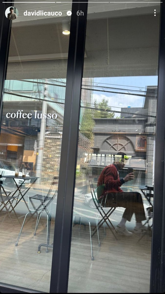 DavidLLeague's tweet photo. David Licauco instagram story in South Korea. 🇰🇷

Annyeong! @davidlicauco enjoy yourself there in South Korea for the shooting of your movie 'That Kind of Love' see you soon when you get home. take care! 🫶🏻

#BarDaGoesToSouthKorea https://t.co/f1DrRgsGff