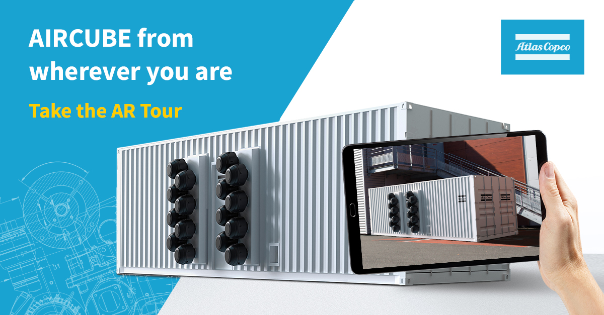 AtlasCopcoGroup's tweet photo. See how an AIRCUBE would fit into your application. Use your phone to get an external and internal view of our solution.
Know more: https://t.co/XjpEslCykE
#Aircube #AtlasCopcoGroup https://t.co/BX6f2KxpEe