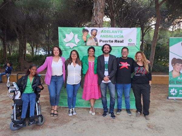 Teresa Rodríguez (Adelante Andalucía) reclama desde Puerto Real “ciencia, tecnología e industria”. #Política #EleccionesMunicipales #PuertoReal ow.ly/sXJX50Ot4N1