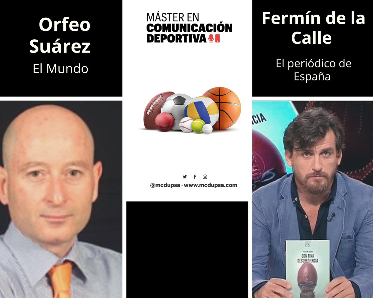 mcdupsa's tweet photo. La semana viene bien cargada y variada. @OrfeoSuarez y @FermindelaCalle para hablarnos de la crónica escrita y de la narración de rugby y https://t.co/OIciBu8iEQ