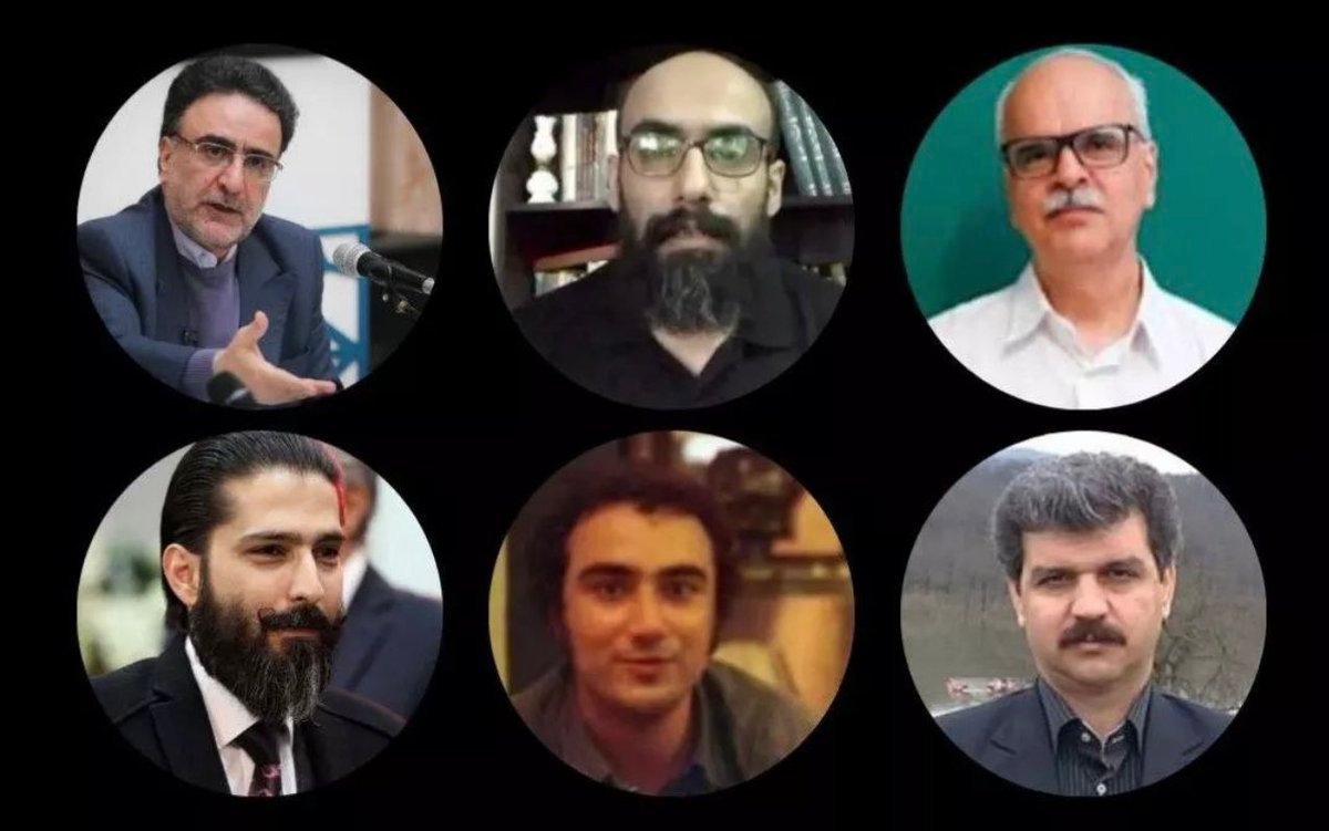 1/7 📢Following the execution of #SalehMirhashemi, #SaeedYaghoubi, and #MajidKazemi in Iran, six political prisoners have accused the Islamic Republic of using execution as a tool of repression & a cover for the country's political, economic, and social challenges.