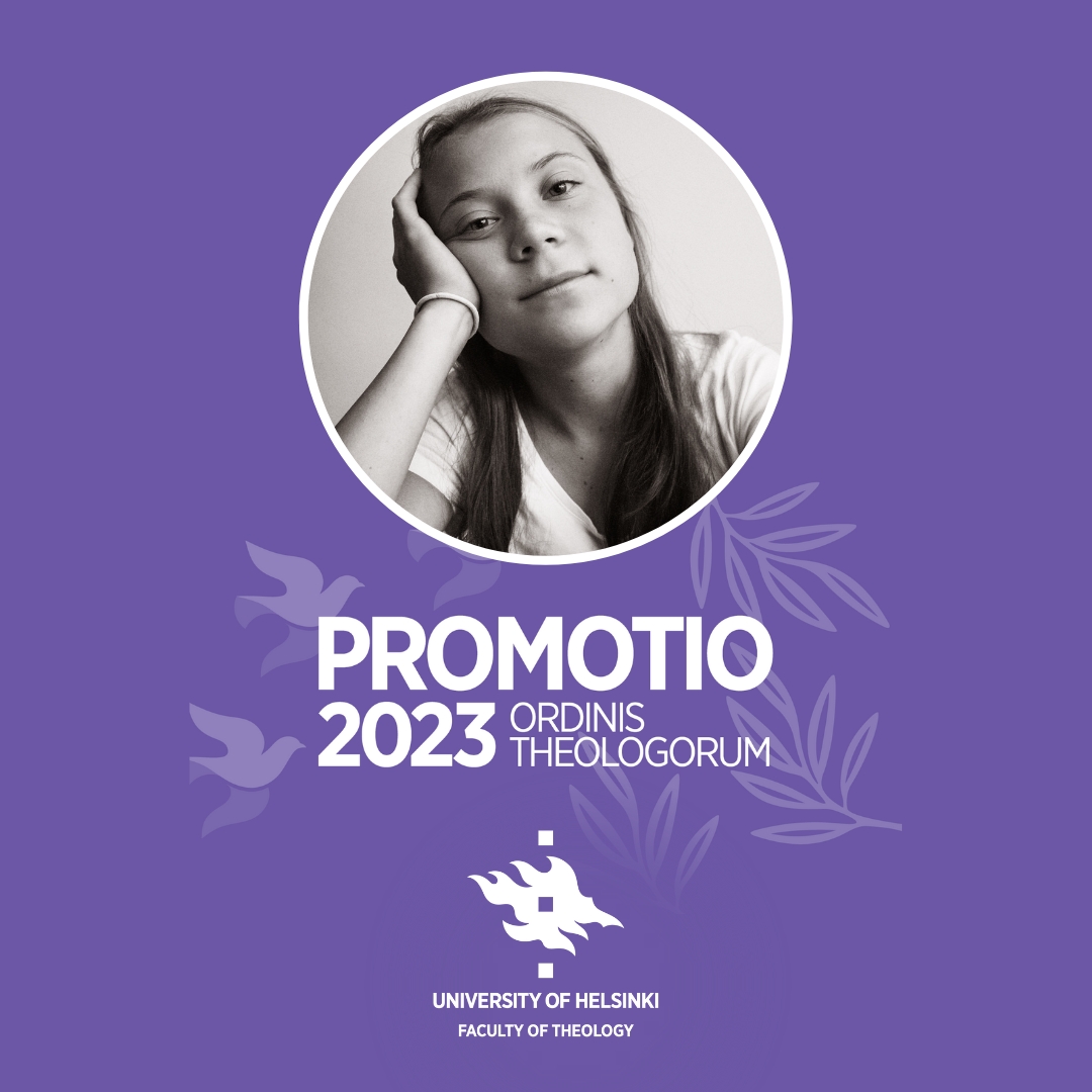 HelsinkiTheol's tweet photo. We continue with the presentation of the #HonoraryDoctorates who will be inaugurated at the #Conferment ceremony in June.

Greta Thunberg (@GretaThunberg) is a Swedish opinion-maker and activist.

🧵1/5 https://t.co/sHQ9XKXcuB