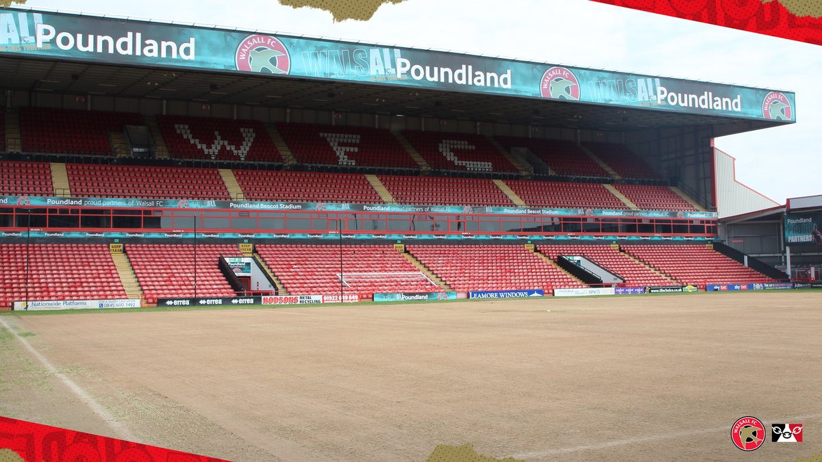 🚜 Pitch renovation work is underway at the Poundland Bescot Stadium!