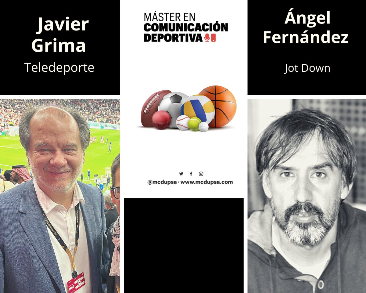 mcdupsa's tweet photo. @imparsifal de @JotDownSpain y Javier Grima de @teledeporte https://t.co/ktNXQFDc2q