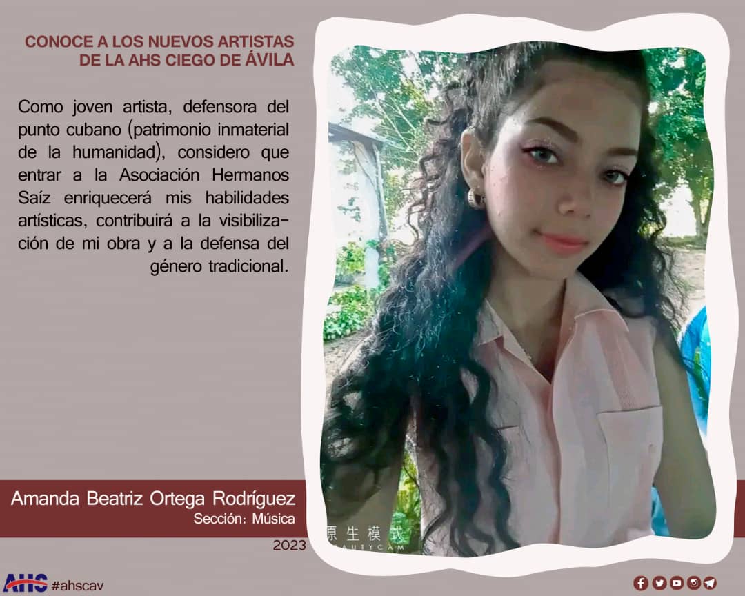 Enhorabuena 🎊 La familia creciendo y la <a href="/AhsCiegoDeAvila/">AHS Ciego de Avila</a>  no puede estar feliz de recibir a estos talentosos jóvenes el próximo 24 de mayo, en la 1era noche de los #Juegosfloralesavileños !!! 
#elartenosune #latiravileño #CubaesCultura #ahscav #AHSCuba