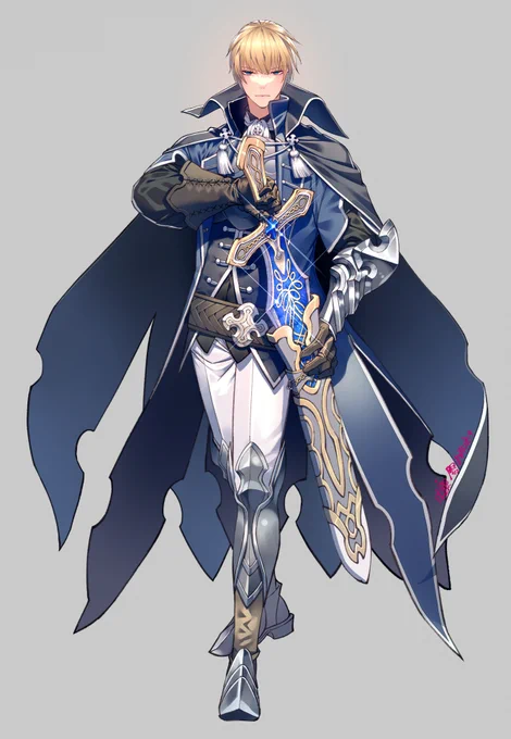 skeb納品しました!イケメン騎士様ありがとうございます!  #Skeb #Commission より