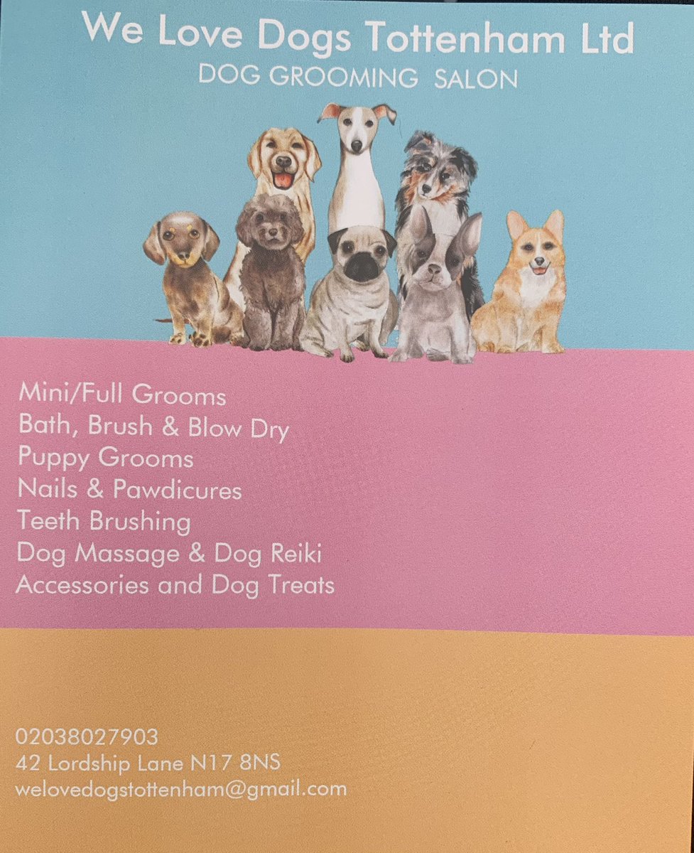 Love dog at We Love Dogs Tottenham Ltd 42 Lordship Lane N17 8NS #haringey #tottenham #DOGS100 ##Dogsarefamily #brucecastle #sevensisters #enfield #woodgreen
