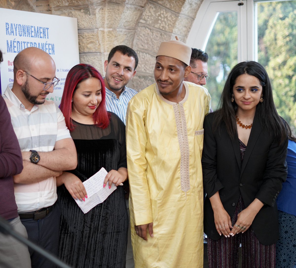 Clôture de la 1ère édition de l’<a href="/Aca_Talents_Med/">Académie des Talents Méditerranéens</a> à Tunis: 13 talents issus des 2 Rives y ont partagé leurs projets mais aussi leurs craintes, émerveillements, espoirs et solutions pour la Méditerranée de demain 🚀 Retrouvez leurs interviews sur RFI ici: bit.ly/45g7d4Z