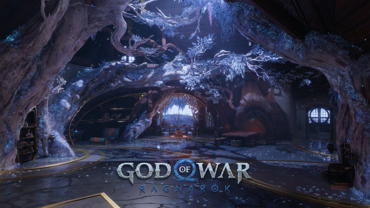 VirtualVistas's tweet photo. Both cosy and mystical, Sindri's house is a wonderful base of operations.

#PS5 #GodofWar #Ragnarok #Kratos #Atreus #Odin #Thor 

https://t.co/hkuMtKj4rg https://t.co/72mevhTmNq