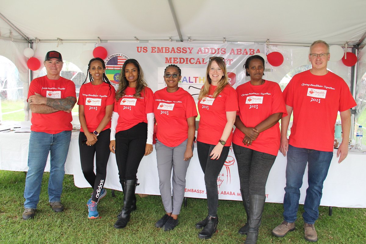 U.S. Embassy Addis on Twitter "The Embassy Health Unit hosted a Health
