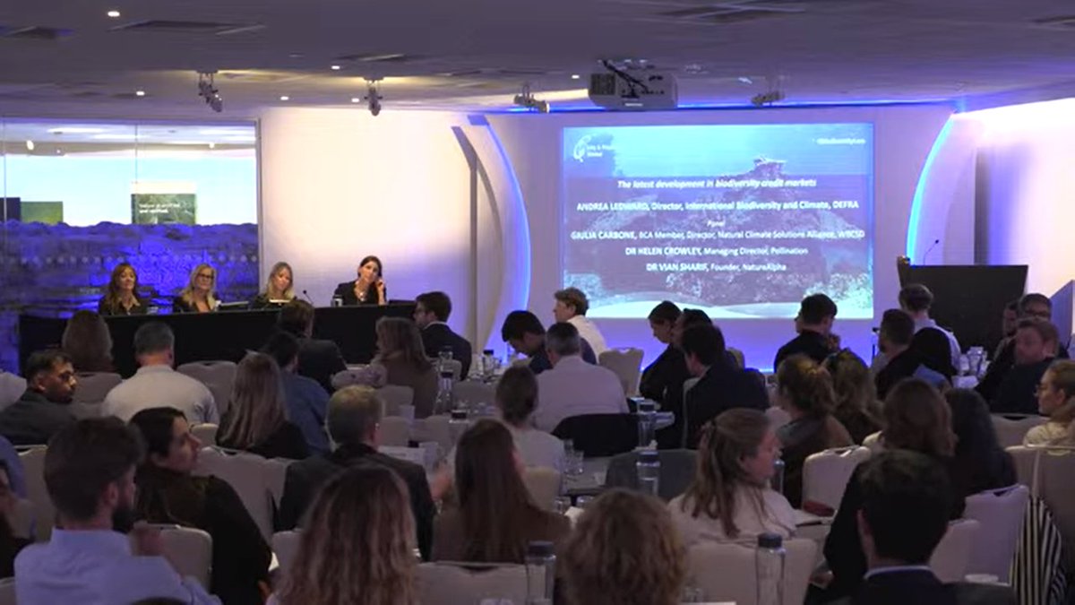 More brilliant discussions this morning at our Biodiversity and Nature Markets Summit 👏

#BiodiversityLoss