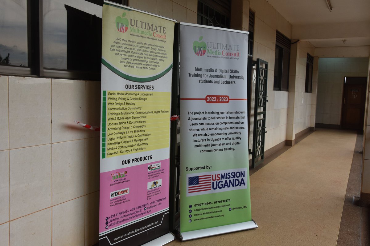 We are underway for our 5 days physical mentorship @iuiuac . We are supporting @iuiuac students to publish Multimedia stories through Multimedia Journalism & Digital skills training supported by @usmissionuganda #MyMultiMediaStoryTelling